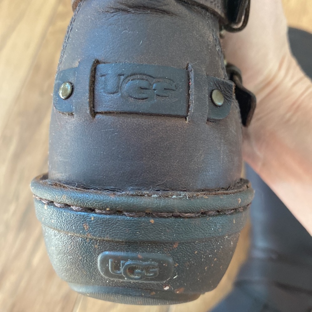 Ugg Shearling Lined Leather Boots 6 - image 6